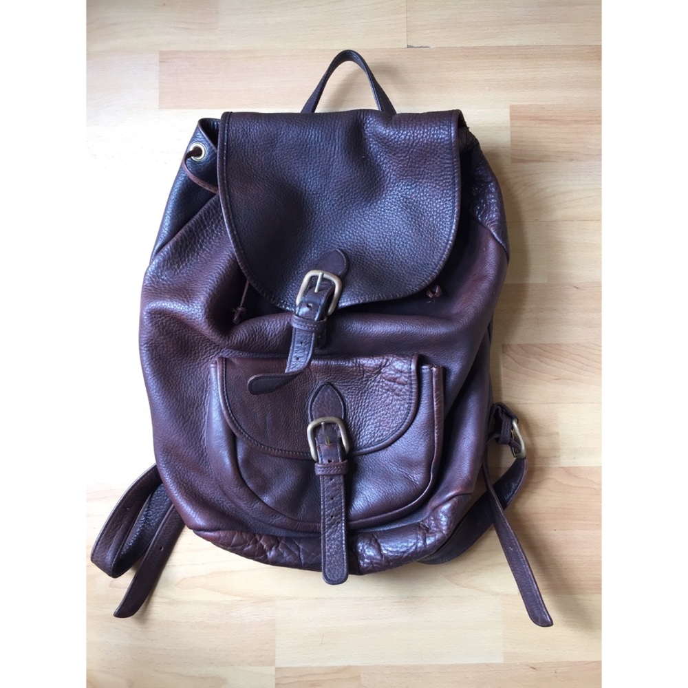 Large Genuine Leather Backpack - image 3